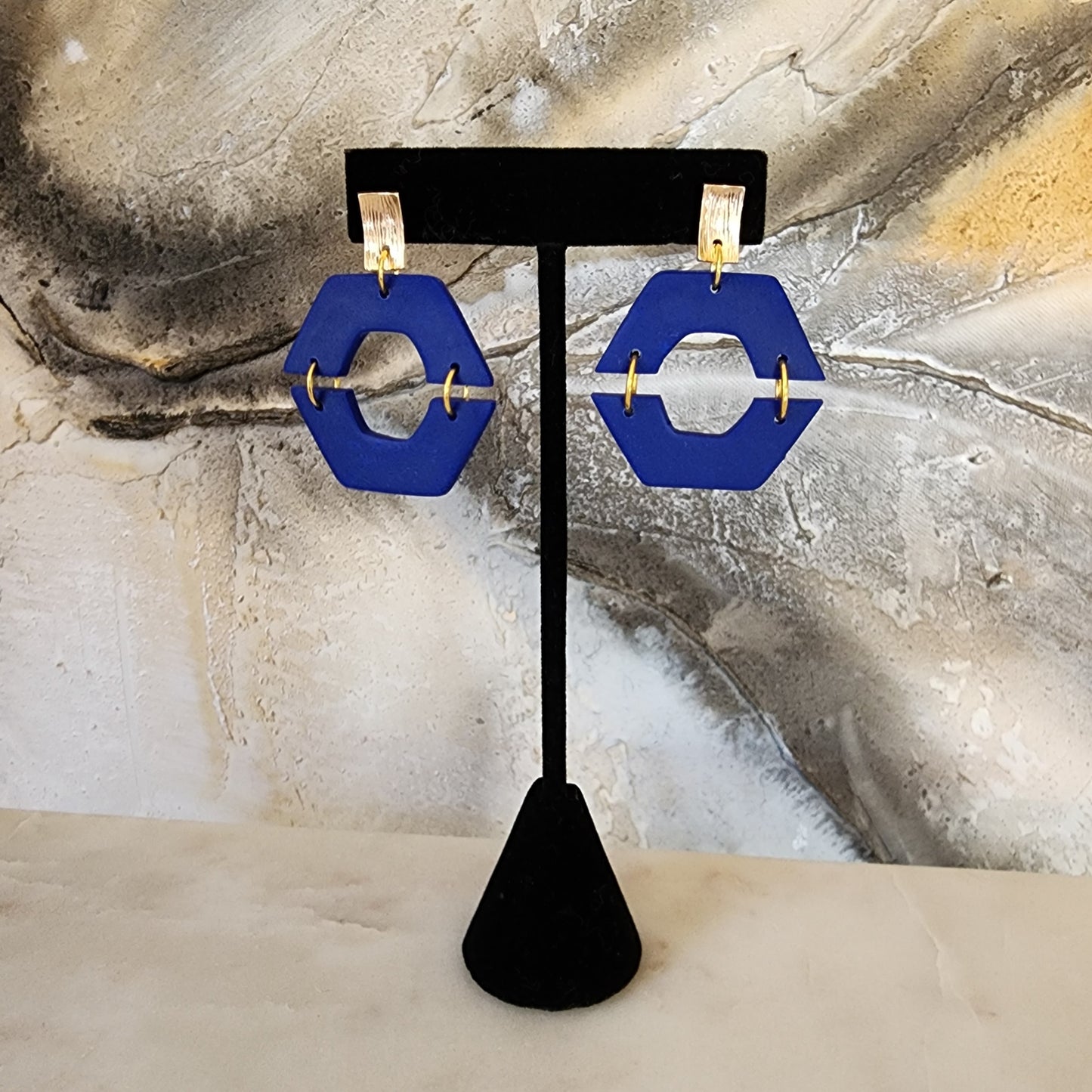 Electric Hex Earrings