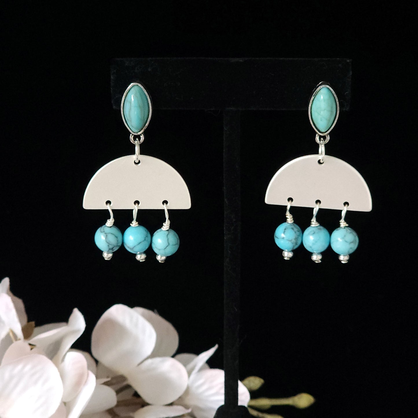 Turquoise Horizon Drops